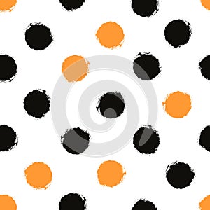 Abstract seamless pattern with circles