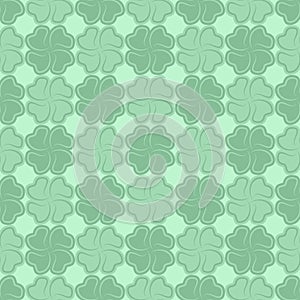 Seamless Pattern Clover Leaf