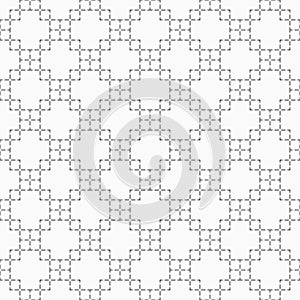 Abstract seamless pattern of dotted squares. Repeating geometric tiles. Modern stylish geometric texture.