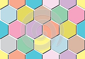 Abstract seamless pattern for the fabric of the colored circles.