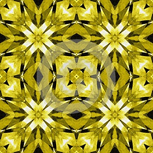 Abstract seamless pattern with gold stars