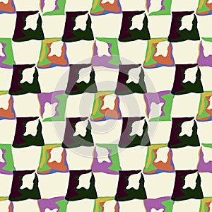 Abstract seamless pattern illustration of rectangles