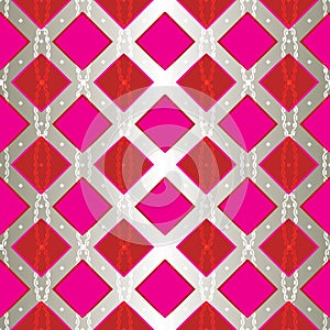 Abstract seamless pattern illustration of rectangular tiles