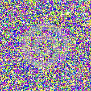 Abstract seamless pattern with imitation of datamosh texture.