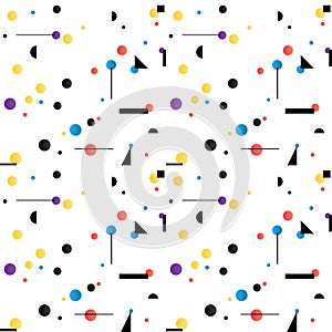 Abstract seamless pattern like Kandinsky