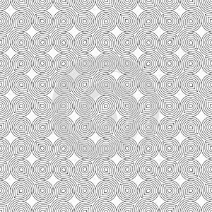 Abstract seamless pattern. Modern stylish texture with regularly repeating geometrical shapes, smooth lines.