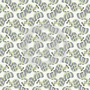 Abstract seamless pattern with money.