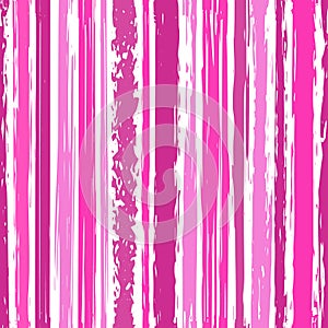 Abstract seamless pattern in pastel colors. Watercolor pink lines. Hand drawn striped. Paint brush strokes. Fashion texture. Styli