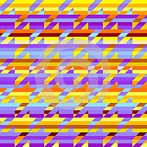 Abstract seamless pattern. Patchwork hounds-tooth pattern. Vector illustration