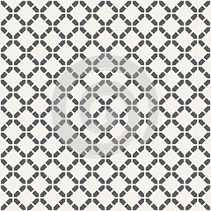Abstract seamless pattern. Regularly repeating rhombuses made of geometric shapes.