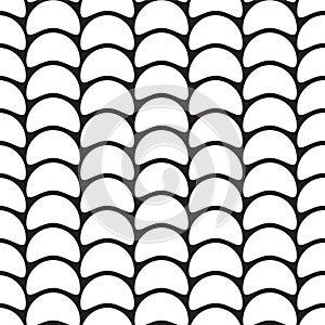 Abstract seamless pattern - semicircular segments