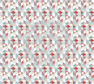 Abstract seamless pattern with the texture of the triangles.