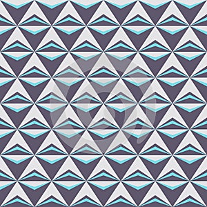Abstract seamless pattern of triangle elements. Repeating geometric tiles. Flat geometric ornament