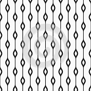 Abstract seamless pattern with wavy stripes