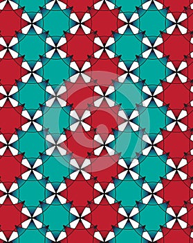 Abstract seamless patterns background, Floral concept, Repeating texture tiles vector design