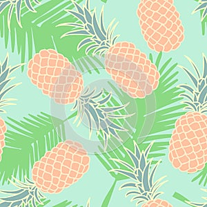 Abstract seamless pineapple pattern