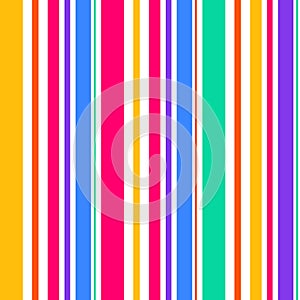 Abstract seamless rainbow color stripes. line background