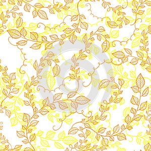 Abstract seamless repeating floral background