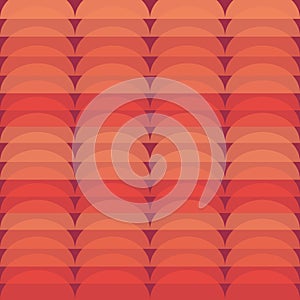 Seamless repeating pattern of halfcircles