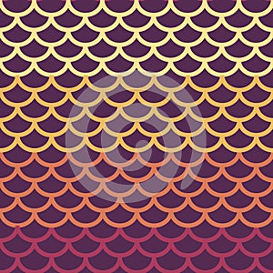 Seamless repeating pattern of halfcircles