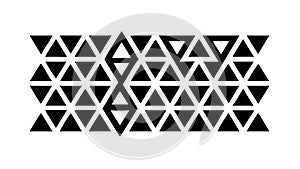 Abstract Seamless Repeating Triangle Pattern, vector design Generative AI
