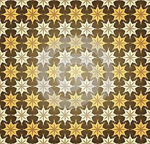 Abstract Seamless Star Pattern