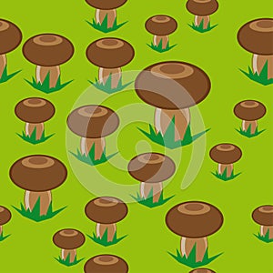 Abstract seamless structure with mushroom