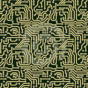 Abstract seamless texture - circuit board