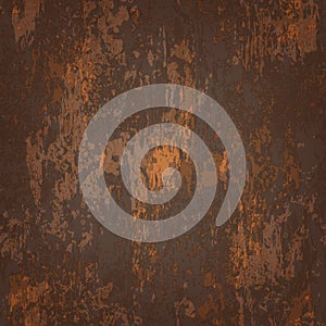 Abstract seamless texture of rusted metal