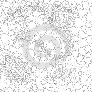 Abstract seamless vector pattern. Isolated from the background. Bubbles
