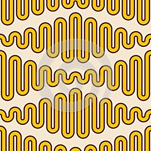 Abstract seamless vector pattern. Zigzag lines