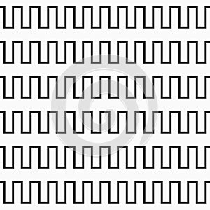 Abstract seamless vector pattern. Zigzag lines