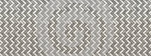 Abstract seamless white gray grey modern mosaic porcelain stoneware cement subway tile, patchwork laid in a herringbone pattern