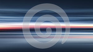 Abstract Seascape with Horizontal Motion Blur and Sunset Colors