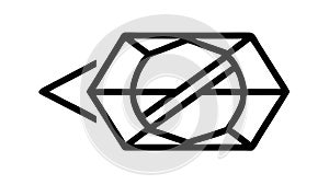 Abstract Secure Shield, Data Protection Security, vector design Generative AI