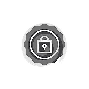 Abstract security vector icon
