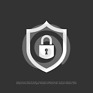 Abstract security vector icon