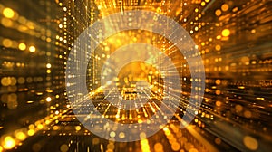 Abstract background illustrates innovative quantum computing concepts creatively, AI Generated