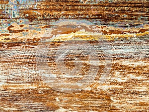 Abstract shabby wooden background texture with threadbare old paint. scratched aged grunge texture and cracks