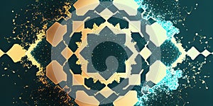 Abstract Shape Background Repeating Patterns Generative AI