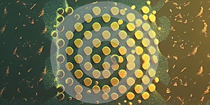 Abstract Shape Background Repeating Patterns Generative AI