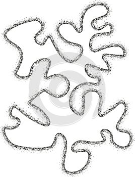 Protrusions Complex abstract shape