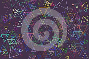 Abstract shape generative design art background. Pattern, artwork, messy, repeat & geometric.