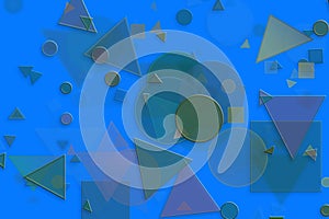 Abstract shape generative design art background. Pattern, illustration, wallpaper, messy & surface.