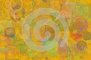 Abstract shape generative design art background. Pattern, messy, circle, ellipse & effect.