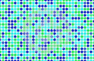 Abstract shape generative design art background. Pattern, pixel, texture, colorful & element.