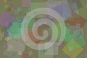 Abstract shape generative design art background. Pattern, style, rectangle, random & stroke.