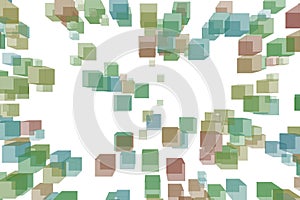 Abstract shape illustrations background. Pattern, repeat, messy, design & digital.