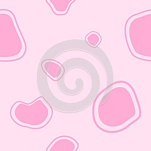 Abstract shape on pink background vector