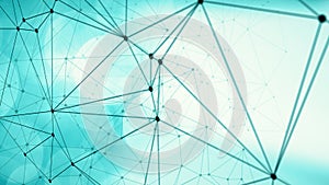 Abstract shapes transformation concepts, digital tech algorithm